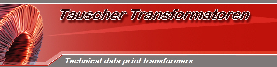 Technical data print transformers