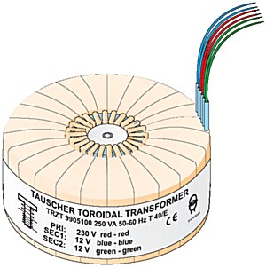 Special toroidal transformer with built n choke